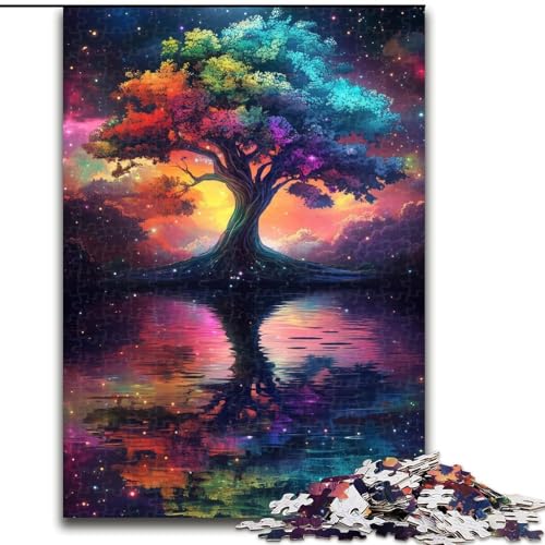 Puzzle für Teenager, 1000-teiliges Puzzle, Baum des Lebens, Spielzeug, Lernspiele, Stressabbau, tolle Geschenke und Spielzeuge (Größe 26x38cm) von LYXIANY