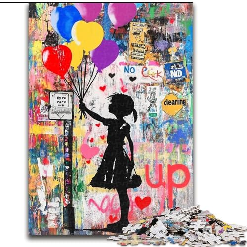 Puzzle für Teenager, 1000-teiliges Puzzle mit Blumenaugen, Quizspiel, Wanddekoration, einzigartige Geburtstags (Größe 50x75cm) von LYXIANY