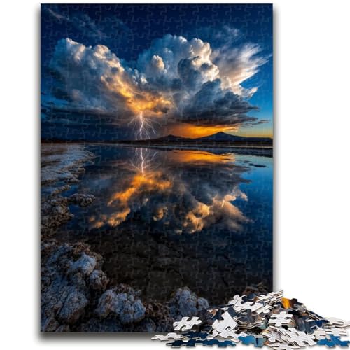 Puzzle für Teenager, 1000 wunderschöne Berge und Seen, Lernspiele, Heimdekoration, ganze Familie, 26x38cm von LYXIANY
