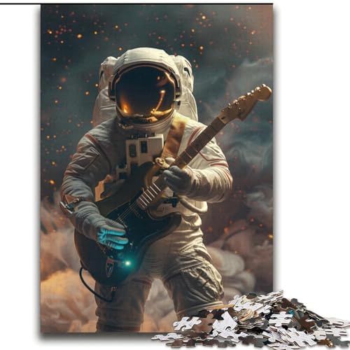 Puzzle für Teenager, 2000 Astronauten Spielen Gitarre, Lernspiele, Heimdekoration, ganze Familie, 70x100cm von LYXIANY