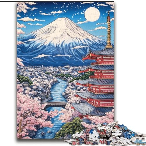 Puzzle für Teenager, 2000 Puzzles, Berg Fuji, Japan, Spielzeug, Denkspiel für die Heimdekoration, für Kinder ab 14 Jahren, 70x100cm Puzzle für Teenager, 2000 Puzzles, Berg Fuji, Japan, Spielzeug, Denkspiel für die Heimdekoration, für Kinder ab 14 Jahren, 70x100cm von LYXIANY