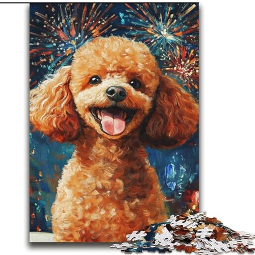 Puzzle für Teenager, 2000 Puzzles, Feuerwerk, Pudelspielzeug, Denkspiel zur Heimdekoration, für Kinder ab 14 Jahren, 70x100cm von LYXIANY