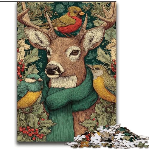 Puzzle für Teenager, 2000 Puzzles, Katze mit grünem Schal, Spielzeug, Denkspiel für die Heimdekoration, für Kinder ab 14 Jahren, 70x100cm Puzzle für Teenager, 2000 Puzzles, Katze mit grünem Schal, Spielzeug, Denkspiel für die Heimdekoration, für Kinder ab 14 Jahren, 70x100cm von LYXIANY