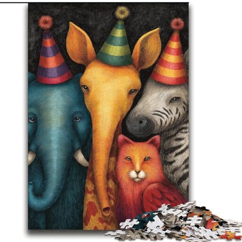 Puzzle für Teenager, 2000 Puzzles, Tierwelt-Spielzeug, Denkspiel für die Heimdekoration, für Kinder ab 14 Jahren, 70x100cm von LYXIANY