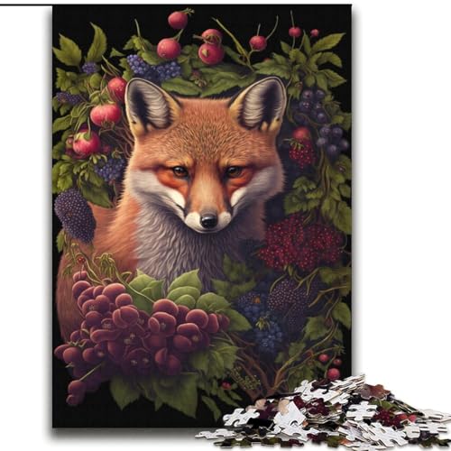Puzzle für Teenager, 2000 Teile, Art Fox, geeignet für Kinder ab 14 Jahren, anspruchsvolles Spiel, tolles Geschenk zum Spielen, 70x100cm von LYXIANY