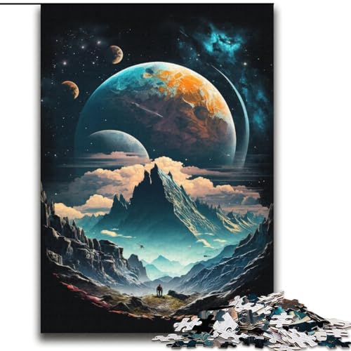 Puzzle für Teenager, 2000 Teile, Berglandschaft, geeignet für Kinder ab 14 Jahren, anspruchsvolles Spiel, tolles Geschenk zum Spielen, 70x100cm von LYXIANY