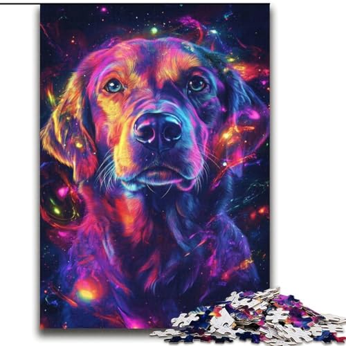 Puzzle für Teenager, 2000 Teile, Galaxie-Labrador, geeignet für Kinder ab 14 Jahren, anspruchsvolles Spiel, tolles Geschenk zum Spielen, 70x100cm von LYXIANY