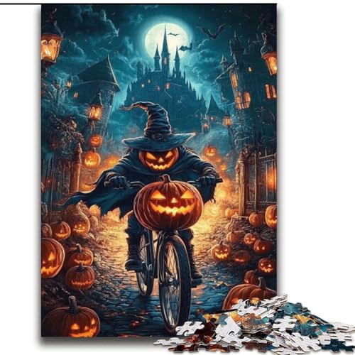 Puzzle für Teenager, 2000 Teile, Halloween-Hexe, Denksportaufgabe, Wanddekoration, einzigartige Geburtstags, 70x100cm von LYXIANY