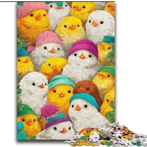 Puzzle für Teenager, 2000 Teile, Küken, Lernspiele, Heimdekoration, Lernspiel für Geburtstag, Weihnachten, 70x100cm von LYXIANY