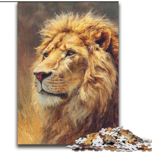 Puzzle für Teenager, 2000 Teile, Löwe, geeignet für Kinder ab 14 Jahren, anspruchsvolles Spiel, tolles Geschenk zum Spielen, 70x100cm Puzzle für Teenager, 2000 Teile, Löwe, geeignet für Kinder ab 14 Jahren, anspruchsvolles Spiel, tolles Geschenk zum Spielen, 70x100cm von LYXIANY