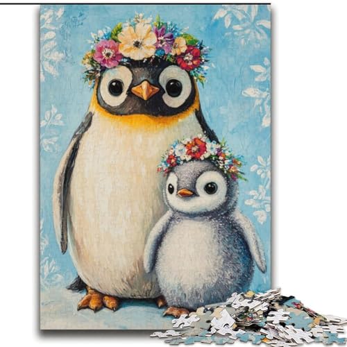 Puzzle für Teenager, 2000 Teile, Pinguin, geeignet für Kinder ab 14 Jahren, anspruchsvolles Spiel, tolles Geschenk zum Spielen, 70x100cm von LYXIANY