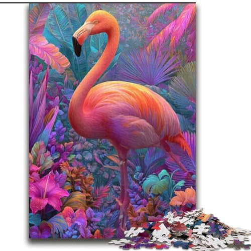 Puzzle für Teenager, 2000 Teile, Regenwald-Flamingo, geeignet für Kinder ab 14 Jahren, anspruchsvolles Spiel, tolles Geschenk zum Spielen, 70x100cm von LYXIANY