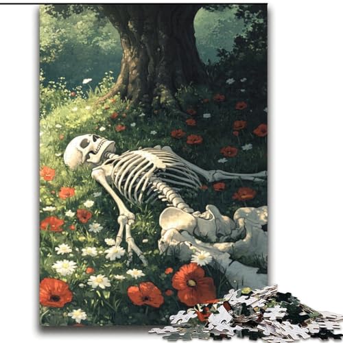 Puzzle für Teenager, 2000 Teile, Skelett, geeignet für Kinder ab 14 Jahren, anspruchsvolles Spiel, tolles Geschenk zum Spielen, 70x100cm von LYXIANY