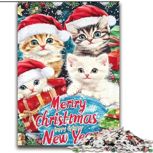 Puzzle für Teenager, 2000 Teile, Weihnachts-Katzen-Denkspiel, Wanddekoration, einzigartige Geburtstags, 70x100cm Puzzle für Teenager, 2000 Teile, Weihnachts-Katzen-Denkspiel, Wanddekoration, einzigartige Geburtstags, 70x100cm von LYXIANY
