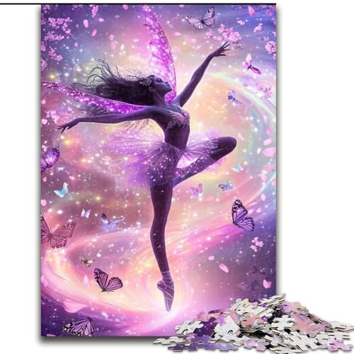 Puzzle für Teenager, Balletttänzerin, geeignet für Personen ab 14 Jahren, Lernspiele, Wichtelgeschenke (Größe 26x38cm) von LYXIANY