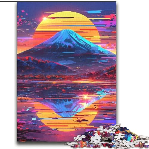 Puzzle für Teenager, Berg Fuji, Japan, Lernspielzeug, Familienspiele, Lernspiel zum Geburtstag, Weihnachten, 38x52cm von LYXIANY