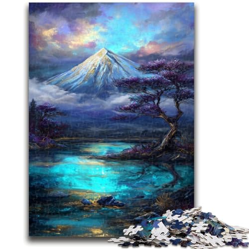 Puzzle für Teenager, Berg Fuji, Japan, Lernspielzeug, Spaß für zu Hause, Geburtstagsgeschenk, Reisegeschenke, 50x75cm von LYXIANY