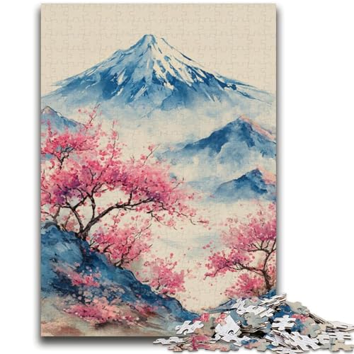 Puzzle für Teenager, Berg Fuji, Lernspielzeug, Spaß für zu Hause, Aktivitäten, Geburtstagsgeschenk, Reisegeschenke, 26x38cm Puzzle für Teenager, Berg Fuji, Lernspielzeug, Spaß für zu Hause, Aktivitäten, Geburtstagsgeschenk, Reisegeschenke, 26x38cm von LYXIANY