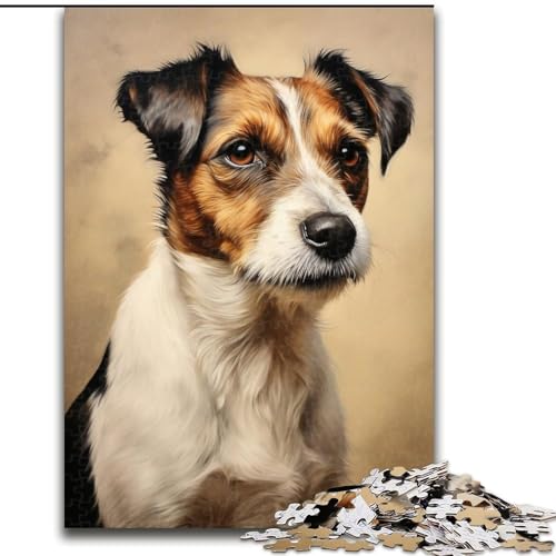 Puzzle für Teenager, Hund, für und ab 14 Jahren, pädagogisches Lernspielzeug, Familienspiele, Geburtstagsgeschenk (Größe 26x38cm) von LYXIANY