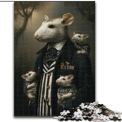 Puzzle für Teenager, Mäusekönig, für und ab 14 Jahren, pädagogisches Lernspielzeug, Familienspiele, Geburtstagsgeschenk (Größe 26x38cm) von LYXIANY