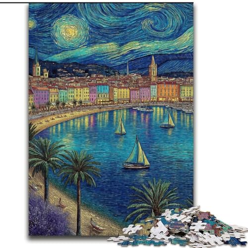 Puzzle für Teenager, Nachthimmel, für und ab 14 Jahren, pädagogisches Lernspielzeug, Familienspiele, Geburtstagsgeschenk (Größe 50x75cm) von LYXIANY