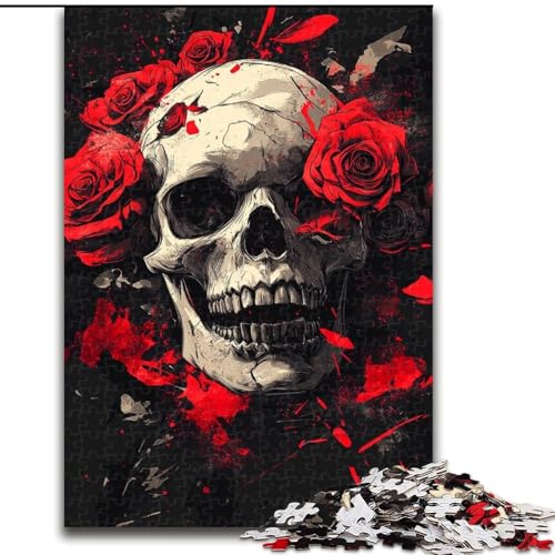 Puzzle für Teenager, Skelett, geeignet für Personen ab 14 Jahren, Lernspiele, Wichtelgeschenke (Größe 50x75cm) von LYXIANY