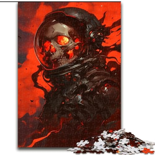 Puzzle für Teenager, Skelettkrieger, Familienunterhaltungsspielzeug, ganze Familie, ab 14 Jahren (Größe 26x38cm) von LYXIANY