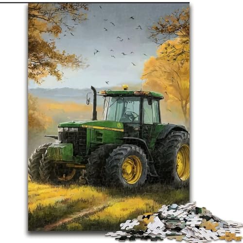 Puzzle für Teenager, Traktor, geeignet für Personen ab 14 Jahren, Lernspiele, Wichtelgeschenke (Größe 50x75cm) von LYXIANY
