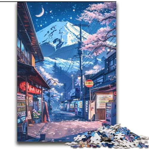 Puzzle für Teenager, wunderschöner Berg Fuji, anspruchsvolles Spiel, Geschenke ganze Familie, 70x100cm Puzzle für Teenager, wunderschöner Berg Fuji, anspruchsvolles Spiel, Geschenke ganze Familie, 70x100cm von LYXIANY
