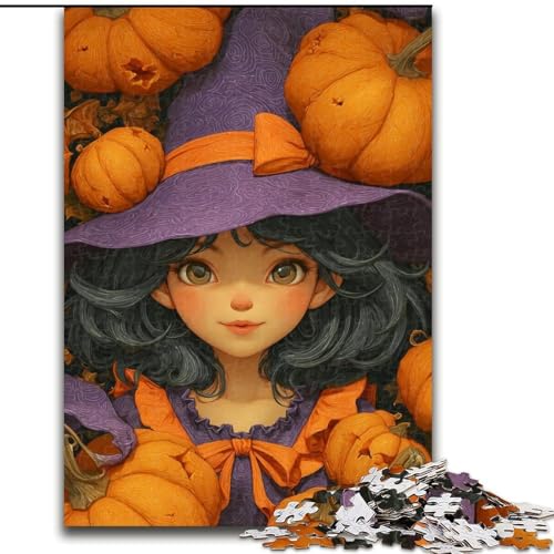 Puzzle für Teenager,1000 Teile,Halloween-Kürbismädchen,für Kinder ab 14 Jahren. Jedes Teil ist einzigartig – lustiges und herausforderndes Spiel für die ganze Familie. Tolles Geschenk (Größe 26x38cm) Puzzle für Teenager,1000 Teile,Halloween-Kürbismädchen,für Kinder ab 14 Jahren. Jedes Teil ist einzigartig – lustiges und herausforderndes Spiel für die ganze Familie. Tolles Geschenk (Größe 26x38cm) von LYXIANY