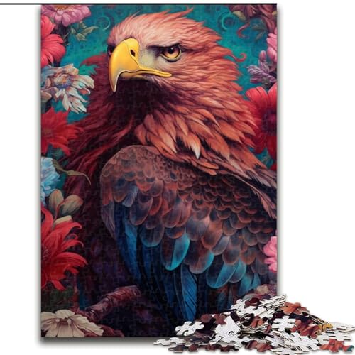Puzzle für Teenager 1000 Der Adler und der Garten, Familienspiel zum Stressabbau, schwierige Herausforderung, stärkt die Liebe zwischen Paaren (Größe 50x75cm) von LYXIANY