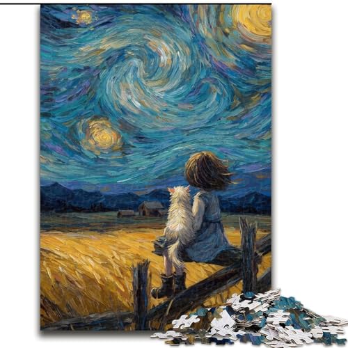 Puzzle für Teenager Sternenhimmel, für und ab 14 Jahren Pädagogisches Lernspielzeug Familienspiele Geburtstagsgeschenk (Größe 26x38cm) von LYXIANY