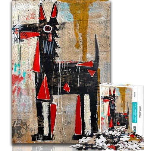 Puzzle im Basquiat-Stil für Erwachsene und Jugendliche, Puzzle, Spielzeug, Lernspiele, Stressabbau, geeignet als Schreibtischdekoration, 50x75cm Puzzle im Basquiat-Stil für Erwachsene und Jugendliche, Puzzle, Spielzeug, Lernspiele, Stressabbau, geeignet als Schreibtischdekoration, 50x75cm von LYXIANY