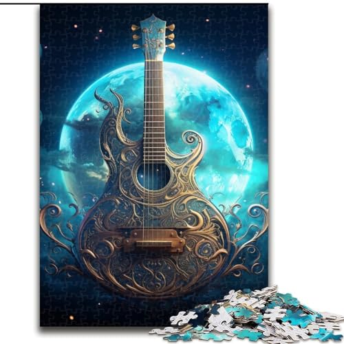 Puzzle mit 1000 Teilen, Galaxy-Gitarren-Puzzle für Erwachsene, Größe 50x75cm, Gehirn-Herausforderung, Teenager und zur Heimdekoration Puzzle mit 1000 Teilen, Galaxy-Gitarren-Puzzle für Erwachsene, Größe 50x75cm, Gehirn-Herausforderung, Teenager und zur Heimdekoration von LYXIANY