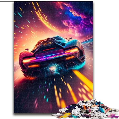 Puzzle mit 1000 Teilen, Weltraum-Rennauto, pädagogisches Denkspiel, künstlerische Heim- und Bürodekoration, ab 14 Jahren, Größe 38x26cm Puzzle mit 1000 Teilen, Weltraum-Rennauto, pädagogisches Denkspiel, künstlerische Heim- und Bürodekoration, ab 14 Jahren, Größe 38x26cm von LYXIANY