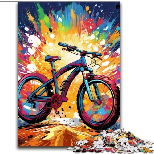 Puzzle mit 1000 Teilen, buntes Fahrrad, anspruchsvolles Puzzle, anspruchsvolles Denkspiel für Teenager, Spaß für den Familienspielabend, 26x38cm Puzzle mit 1000 Teilen, buntes Fahrrad, anspruchsvolles Puzzle, anspruchsvolles Denkspiel für Teenager, Spaß für den Familienspielabend, 26x38cm von LYXIANY