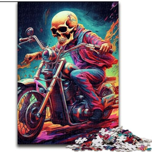 Puzzle mit 1000 Teilen, farbenfroher Kunst-Totenkopf, anspruchsvolles Rätsel, anspruchsvolles Denkspiel für Teenager, Spaß für den Familienspielabend, 50x75cm Puzzle mit 1000 Teilen, farbenfroher Kunst-Totenkopf, anspruchsvolles Rätsel, anspruchsvolles Denkspiel für Teenager, Spaß für den Familienspielabend, 50x75cm von LYXIANY