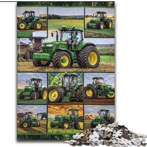 Puzzle mit 1000 Teilen,Traktor mit landwirtschaftlicher Ausrüstung,aus Holz,ideal als Dekoration für Zuhause und Büro, Geburtstag,50x75cm,Geburtstagsparty für Männer und Frauen Puzzle mit 1000 Teilen,Traktor mit landwirtschaftlicher Ausrüstung,aus Holz,ideal als Dekoration für Zuhause und Büro, Geburtstag,50x75cm,Geburtstagsparty für Männer und Frauen von LYXIANY