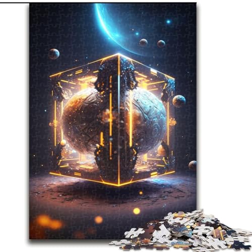 Puzzle mit 1000 Teilen für Erwachsene, Alien Tesseract, Holzpuzzle, interaktives Familienspiel, Denksportaufgabe, Lernspielzeug, Größe 50x75cm Puzzle mit 1000 Teilen für Erwachsene, Alien Tesseract, Holzpuzzle, interaktives Familienspiel, Denksportaufgabe, Lernspielzeug, Größe 50x75cm von LYXIANY