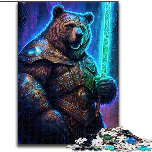 Puzzle mit 1000 Teilen für Erwachsene, Astral Bear Warriors, Holzpuzzle, interaktives Familienspiel, Denksportaufgabe, Lernspielzeug, Größe 50x75cm Puzzle mit 1000 Teilen für Erwachsene, Astral Bear Warriors, Holzpuzzle, interaktives Familienspiel, Denksportaufgabe, Lernspielzeug, Größe 50x75cm von LYXIANY
