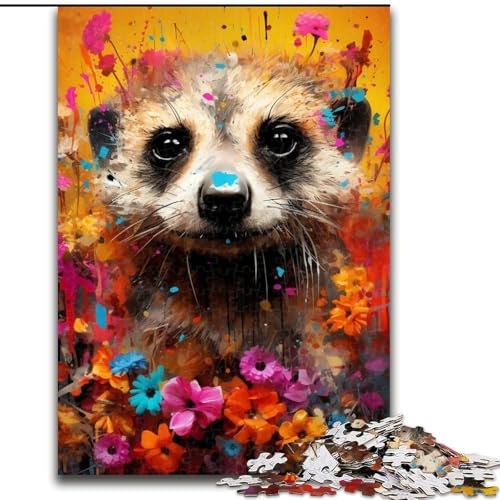 Puzzle mit 1000 Teilen für Erwachsene, Erdmännchen-Puzzle aus Pappe, Denkspiel für Teenager, 26x38cm Puzzle mit 1000 Teilen für Erwachsene, Erdmännchen-Puzzle aus Pappe, Denkspiel für Teenager, 26x38cm von LYXIANY