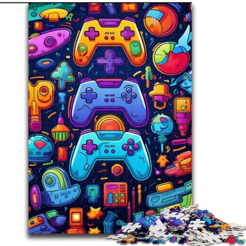 Puzzle mit 1000 Teilen für Erwachsene, Farbspiel, Holzpuzzle, Denkspiel für Teenager, 50x75cm Puzzle mit 1000 Teilen für Erwachsene, Farbspiel, Holzpuzzle, Denkspiel für Teenager, 50x75cm von LYXIANY