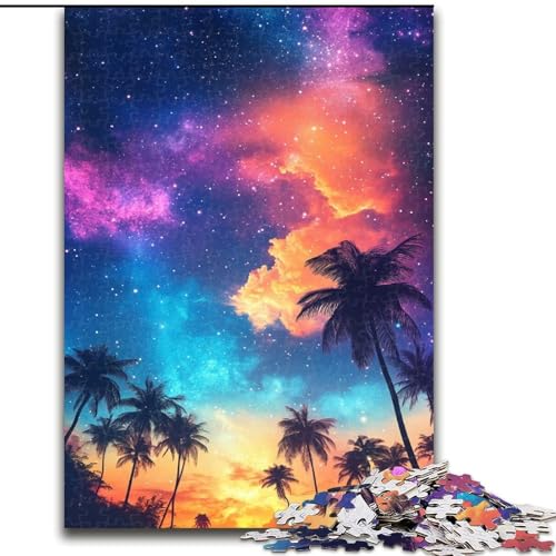 Puzzle mit 1000 Teilen für Erwachsene, Galaxy Beach, Holzpuzzle, interaktives Familienspiel, Denksportaufgabe, Lernspielzeug, Größe 50x75cm Puzzle mit 1000 Teilen für Erwachsene, Galaxy Beach, Holzpuzzle, interaktives Familienspiel, Denksportaufgabe, Lernspielzeug, Größe 50x75cm von LYXIANY