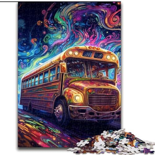 Puzzle mit 1000 Teilen für Erwachsene, Galaxy Bus-Puzzle aus Pappe, Denkspiel für Teenager, 26x38cm Puzzle mit 1000 Teilen für Erwachsene, Galaxy Bus-Puzzle aus Pappe, Denkspiel für Teenager, 26x38cm von LYXIANY