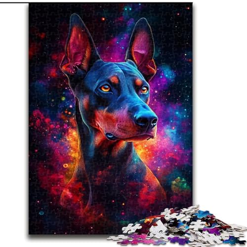 Puzzle mit 1000 Teilen für Erwachsene, Galaxy Dobermann, Holzpuzzle für Teenager und Jugendliche, ideales Geburtstags, Größe 50x75cm Puzzle mit 1000 Teilen für Erwachsene, Galaxy Dobermann, Holzpuzzle für Teenager und Jugendliche, ideales Geburtstags, Größe 50x75cm von LYXIANY