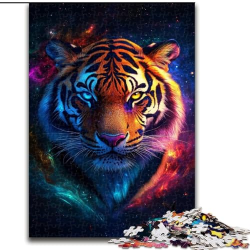 Puzzle mit 1000 Teilen für Erwachsene, Galaxy Tiger, Holzpuzzle, interaktives Familienspiel, Denksportaufgabe, Lernspielzeug, Größe 50x75cm Puzzle mit 1000 Teilen für Erwachsene, Galaxy Tiger, Holzpuzzle, interaktives Familienspiel, Denksportaufgabe, Lernspielzeug, Größe 50x75cm von LYXIANY