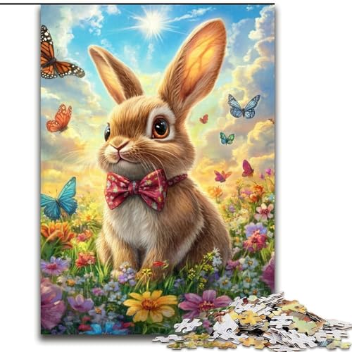 Puzzle mit 1000 Teilen für Erwachsene, Häschen-Baby-Puzzle aus Holz, anspruchsvolles Denkspiel für Teenager, perfekt als Heimdekoration oder Geschenk, Größe 50x75cm Puzzle mit 1000 Teilen für Erwachsene, Häschen-Baby-Puzzle aus Holz, anspruchsvolles Denkspiel für Teenager, perfekt als Heimdekoration oder Geschenk, Größe 50x75cm von LYXIANY