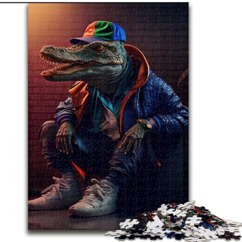Puzzle mit 1000 Teilen für Erwachsene, Krokodiltänzer, Holzpuzzle, Größe 50x75cm, perfekt als Halloween-, Weihnachts- und Geburtstagsgeschenk Puzzle mit 1000 Teilen für Erwachsene, Krokodiltänzer, Holzpuzzle, Größe 50x75cm, perfekt als Halloween-, Weihnachts- und Geburtstagsgeschenk von LYXIANY