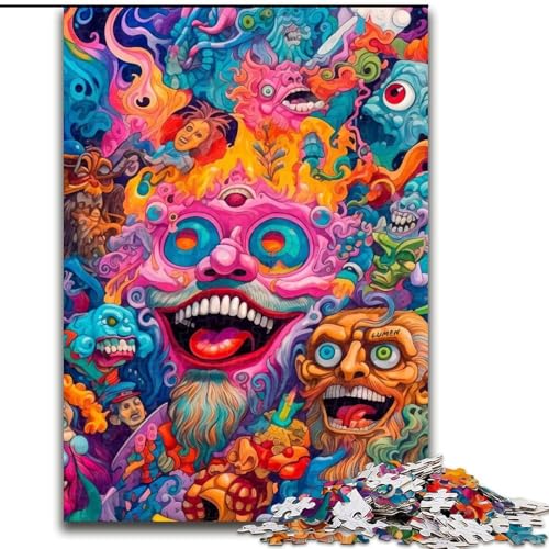 Puzzle mit 1000 Teilen für Erwachsene, Papppuzzle, Denkspiel für Teenager, 26x38cm Puzzle mit 1000 Teilen für Erwachsene, Papppuzzle, Denkspiel für Teenager, 26x38cm von LYXIANY