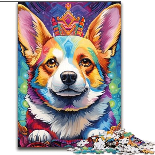 Puzzle mit 1000 Teilen für Erwachsene, Pfauen-Puzzle aus Pappe, Denkspiel für Teenager, 26x38cm von LYXIANY